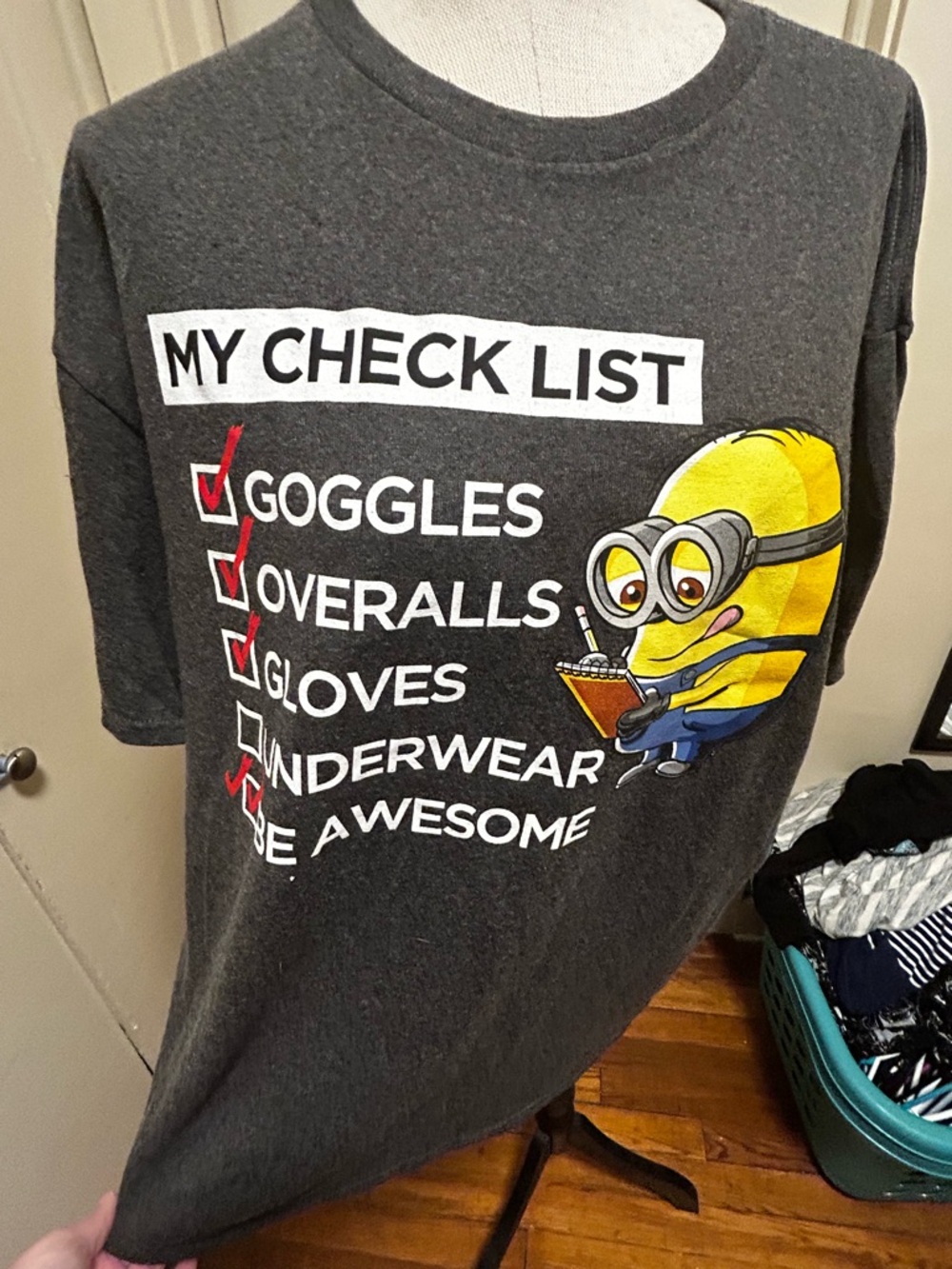 Universal Despicable Me Branded Graphic Tee in Black and White